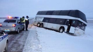 Снегопад на Ставрополье вызвал массу аварий на трассах края