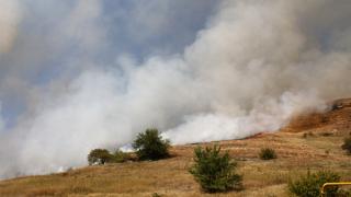 На Ставрополье 40 раз за выходные пожарные выезжали на тушение ландшафтных возгораний