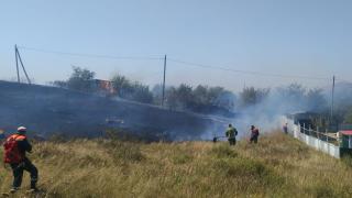 Крупный пожар под Ставрополем локализован
