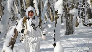 На Ставрополье юные казачата четыре дня соревновались в зимнем лесу