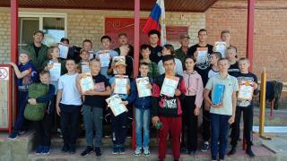 Казачата Ипатовского округа померялись силами в военном многоборье