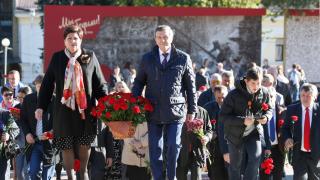 Церемония возложения цветов к юбилею Комсомола прошла в Ставрополе