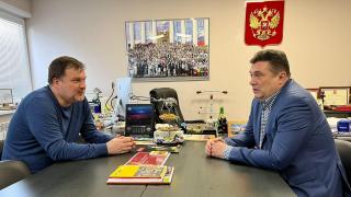 Владимир Соловьёв встретился с председателем СЖС и главредом «Ставропольской правды»