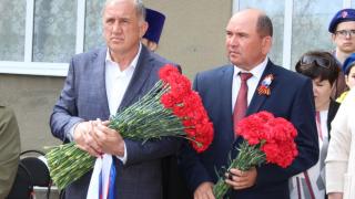 В Туркменском округе открыли мемориальную доску в честь погибшего военнослужащего