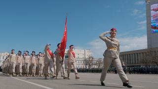 В Ставрополе только что завершился военный парад войск Ставропольского гарнизона