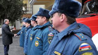 Глава МЧС России Владимир Пучков побывал у пожарных Ставрополя
