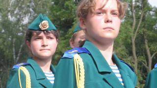 Флаг военно-спортивной игры «Зарница» поднят в селе Цветном Ставрополья