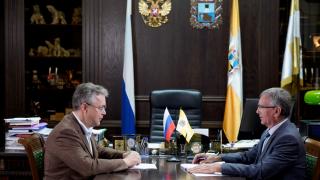 Владимир Владимиров провёл рабочую встречу с председателем избирательной комиссии Ставропольского края