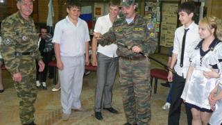 Ипатовские школьники встретились с представителями местного казачества