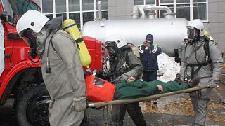 «Жертвы» пожара прыгали из окон завода «Монокристалл» в Ставрополе: учебная тревога