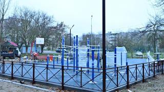 В Будённовске завершается обустройство современной спортивной площадки