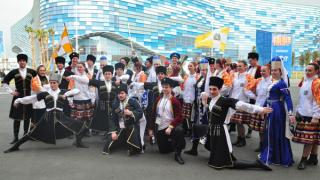 Казачий ансамбль «Ставрополье» успешно выступил в культурной программе Олимпиады в Сочи