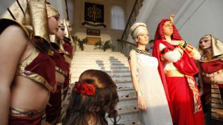 Фараон Рамзес Великий и царица Нефертити встречали участников «Ночи музеев» в Ставрополе