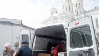 Благотворительный груз прибыл в Покровский собор Невинномысска
