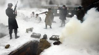 Ставропольские кадеты-ермоловцы организовали реконструкцию Сталинградской битвы