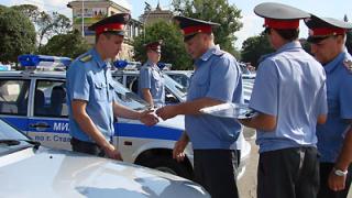 Милиционеры Ставрополя получили 49 единиц автотранспорта