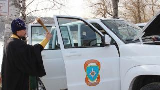 Чин освящения спасательной техники состоялся на Комсомольском озере Ставрополя
