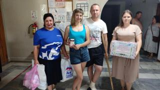 В Курском округе активисты поддержали вынужденных переселенцев из ЛДНР