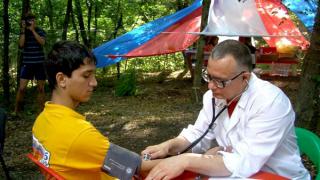 Акция «Молодежь Кавказа против террора» прошла в лагере «Машук – 2010»